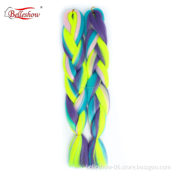 Hot sell wholesale cheap jumbo braid 100% synthetic ultra braiding hair for young girl
